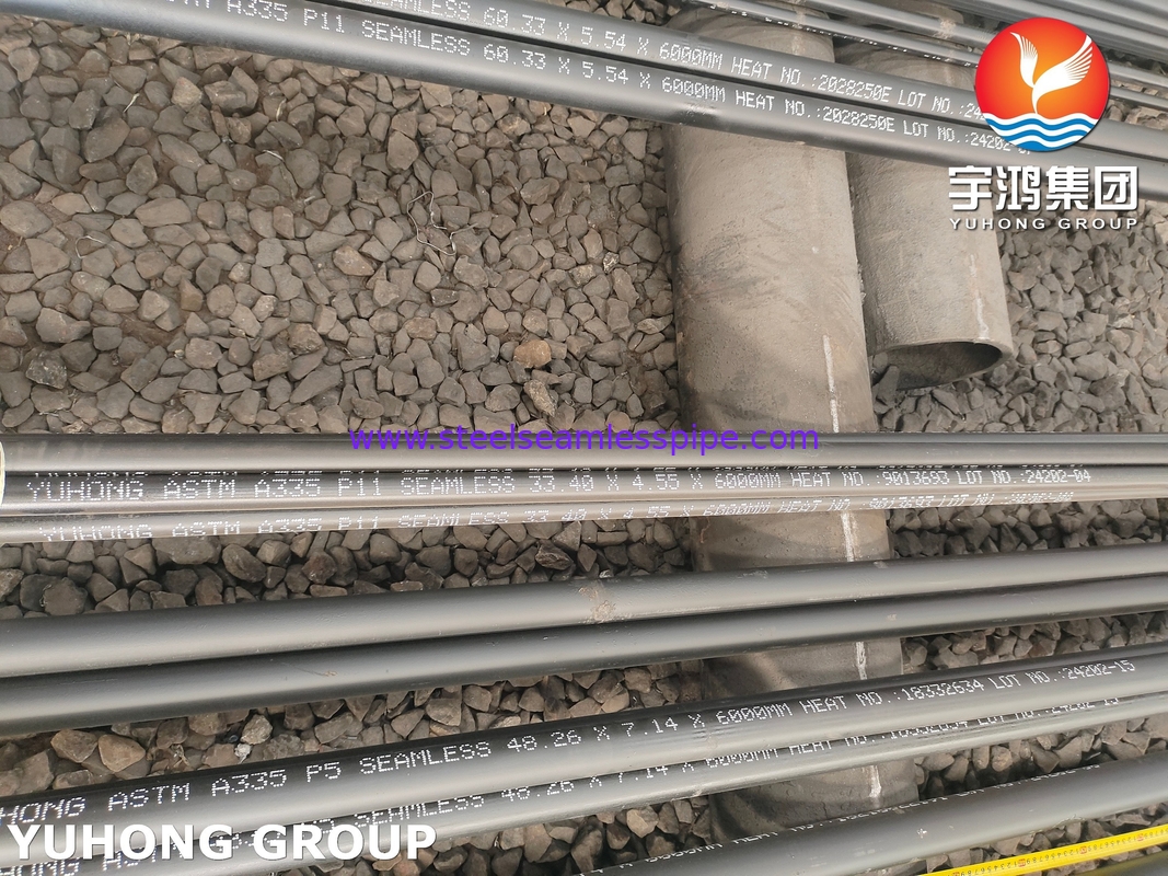 ASTM A335 P11 오버 히터 에코노미자 장 6000mm WT 10.97mm