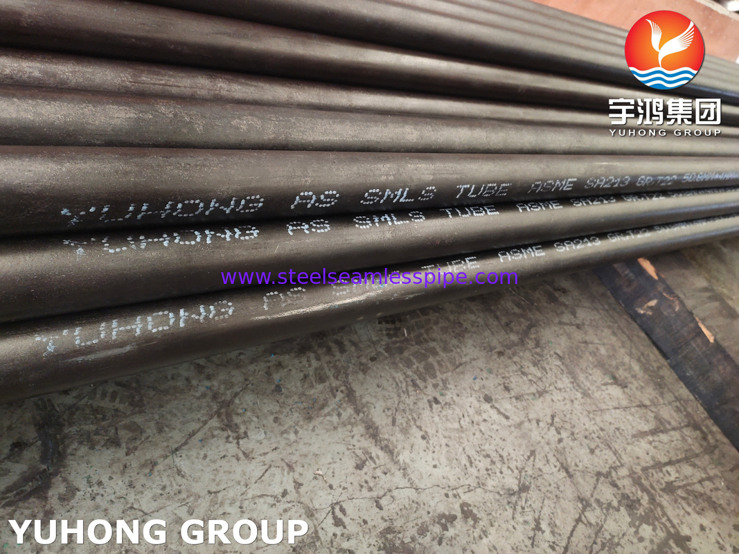 ASTM SA213 / ASTM A213 T2 T11 T22 열 교환기 용 합금강 무縫管