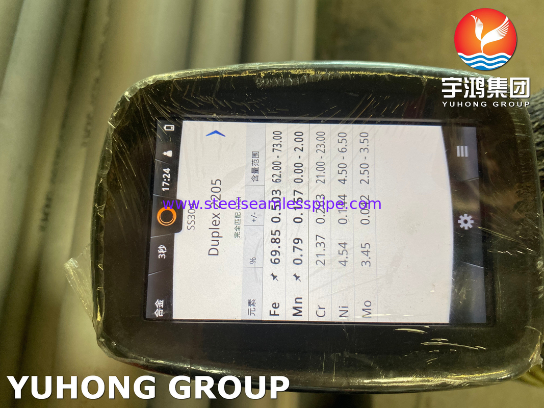 ASTM A790 / ASME SA789 S32205 듀플렉스 스틸 무선 파이프 석유 가스 산업용