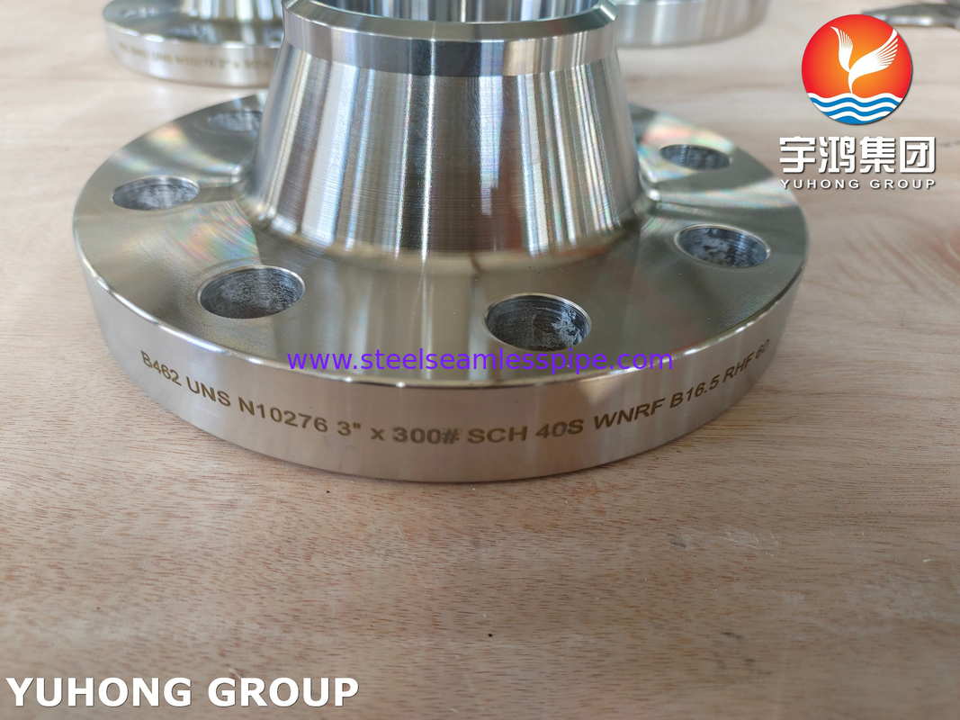 ASTM B564 N10276 니켈 합금 강철 가조 플랜지 B16.5 고온 응용