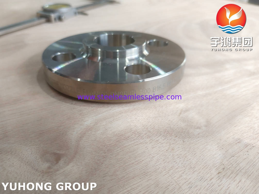 ASTM A182 F316Ti / UNS S31635 스테인리스강 슬립온 플랜지 B16.5 SORF 플랜지