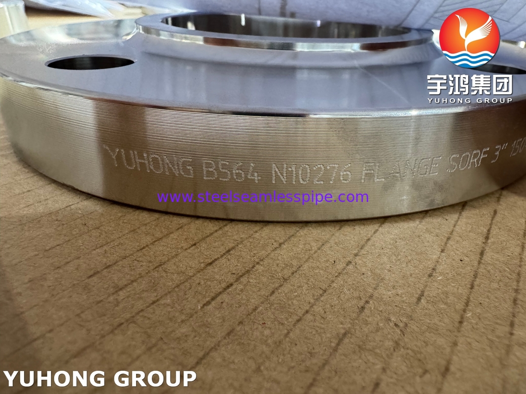 ASTM B564 UNS N10276 C276 슬립온 RF 플랜지 (유해 산업 폐기물용)