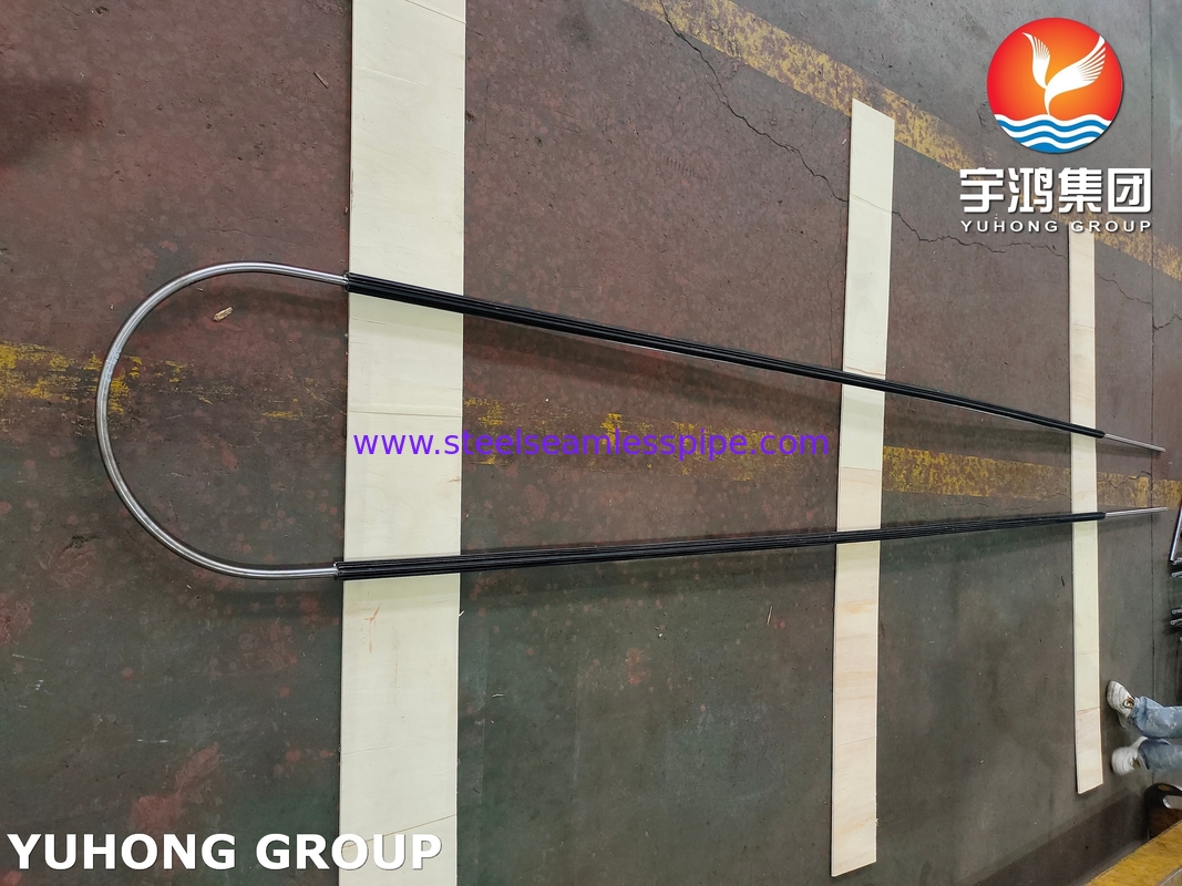 ASTM A179 Carbon Steel U Bend Welded Longitudinal Finned Tubes For Oil Refining Projects