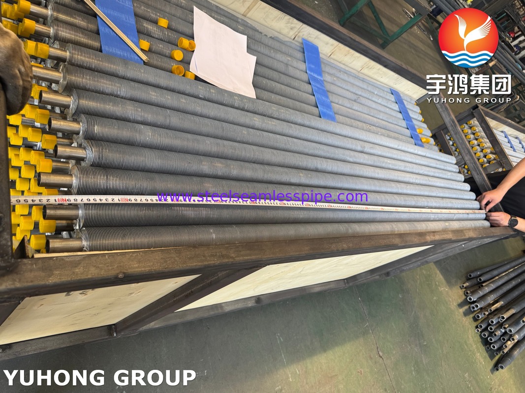 공랭식 열교환기용 압출 핀 튜브 스테인리스강 ASTM A213 TP304