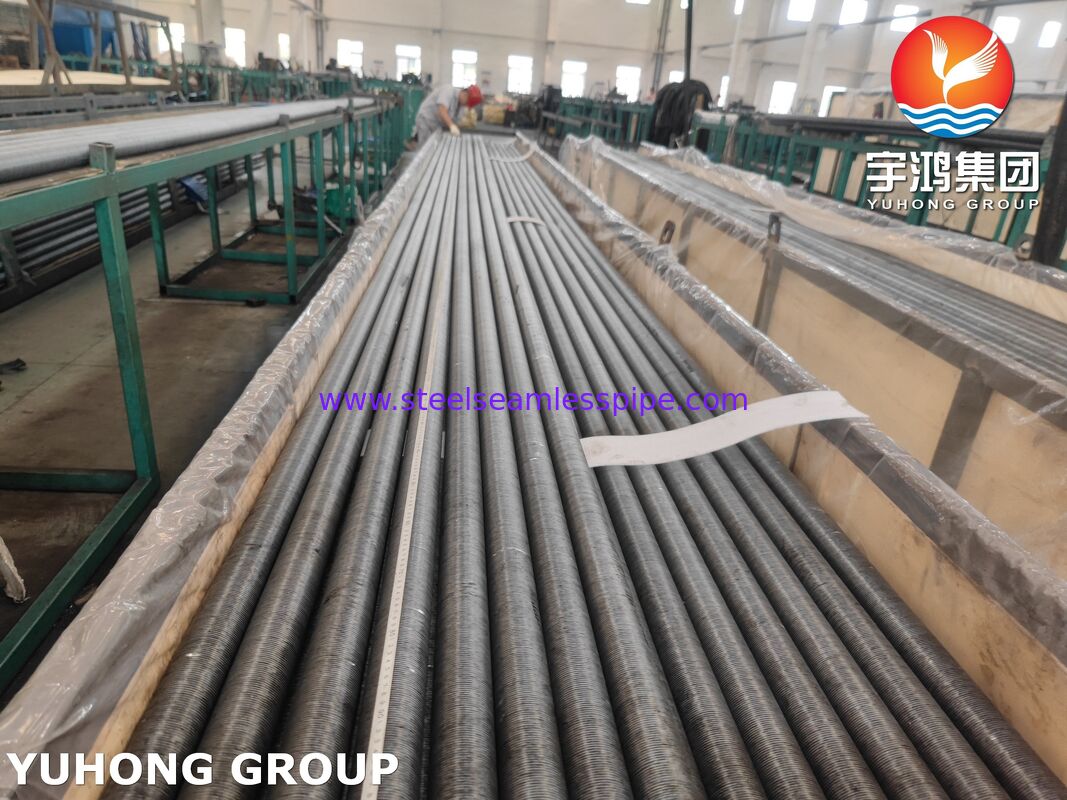 ASME SA209 열 교환기용 AL1060 핀과 탄소 강철 내장 핀 튜브