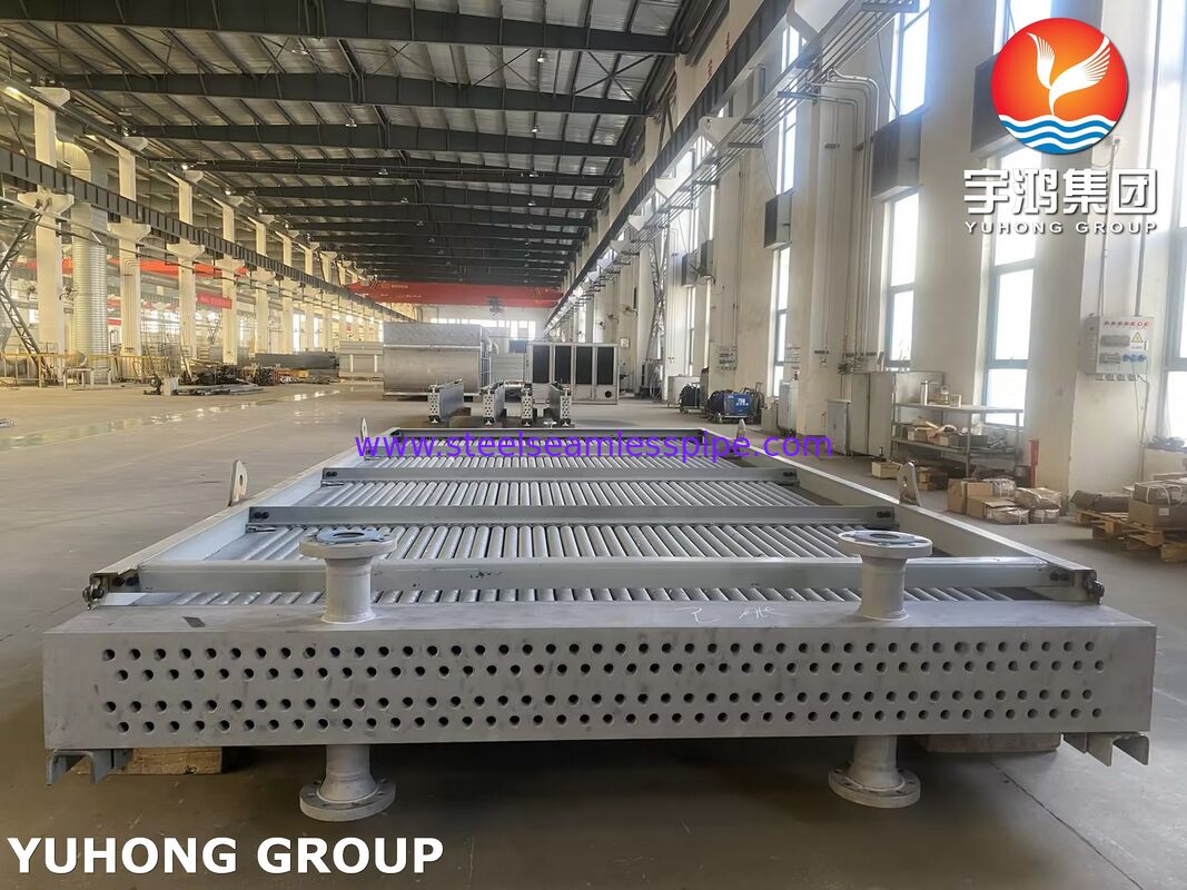 Monel 400 공랭식 튜브 번들 (압출 알루미늄 핀 및 ASME SB163 이음매 없는 튜브 포함)