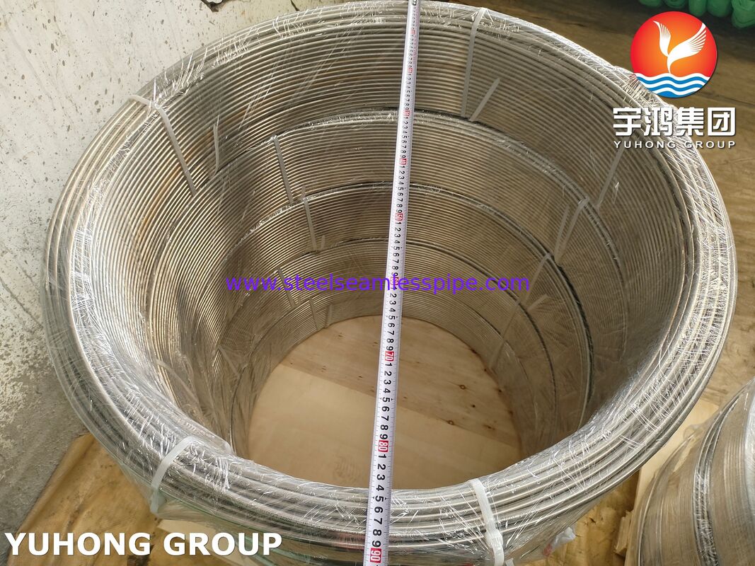 부식성 환경을 위한 스테인리스 스틸 밝은 열처리 코일 튜브 ASTM A269 TP316 / TP316L