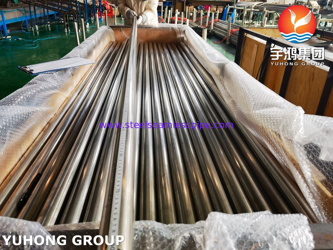 밝게 굽힌 튜브 ASTM A249 TP304 열 교환기용 스테인리스 스틸 용접 튜브