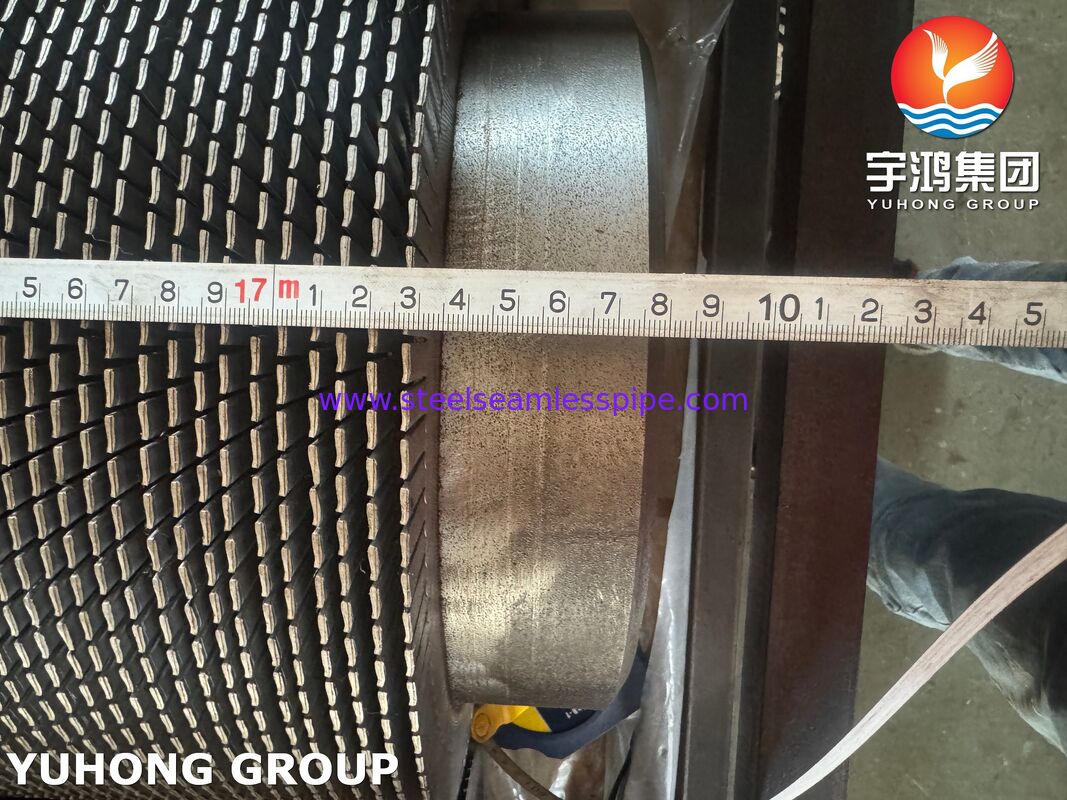 A335 P22 HRSG 및 열 회수 시스템용 CS 핀을 가진 톱니 모양 핀 튜브