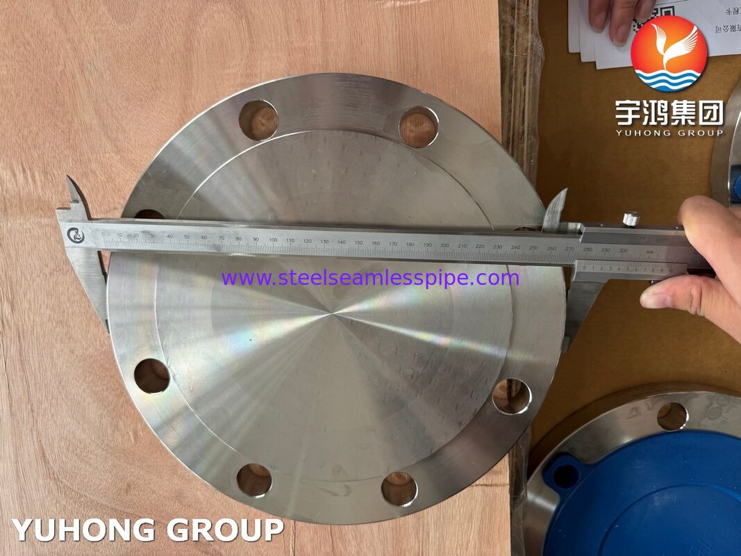 ASME SA182 F304 오스테나이트계 스테인리스강 단조 플랜지 (산업용 파이프라인 시스템용, ASME B16.5 표준 준수)