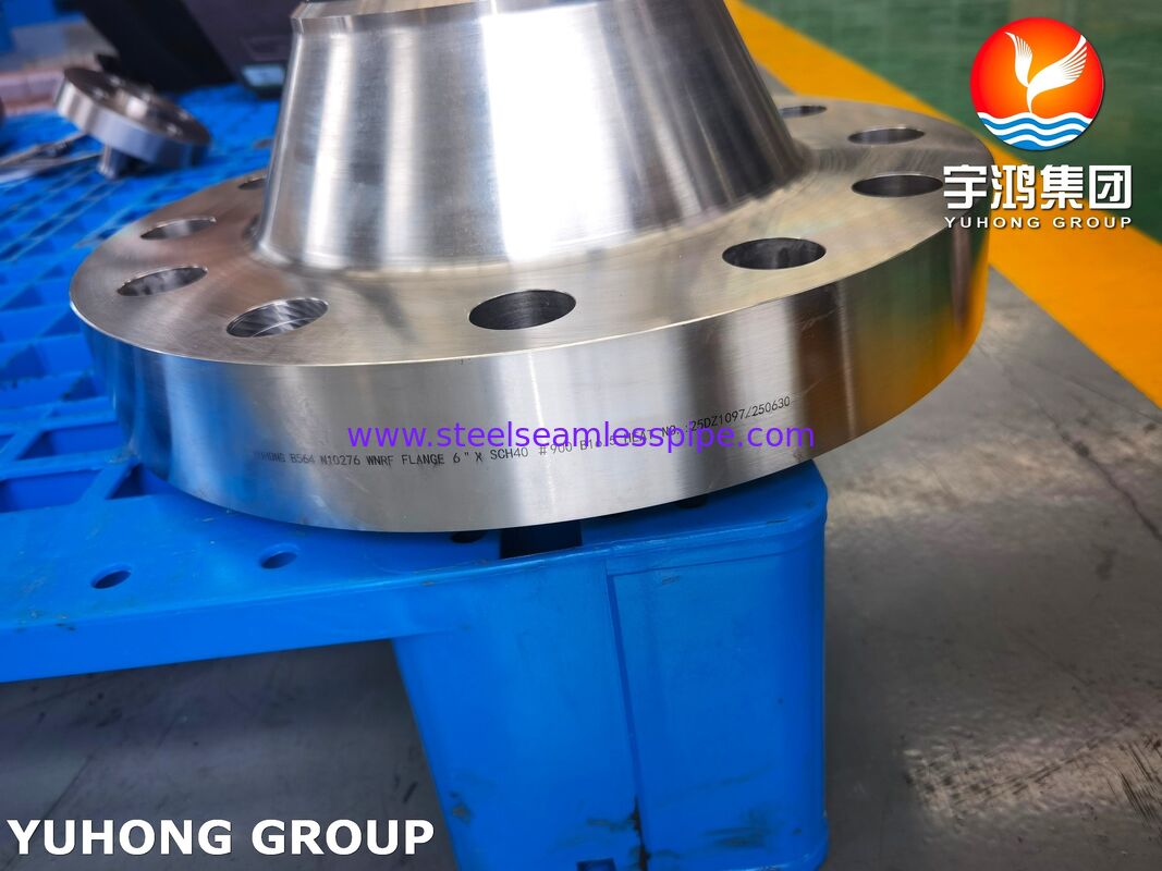 ASTM B564 UNS N10276 / Hastelloy C276 용접 넥 플랜지, 라이즈드 페이스(RF) 클래스 150/300/600, 해수 담수화용