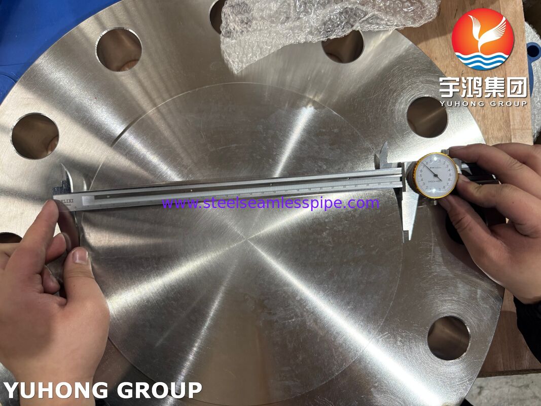 ASTM A182 F51 이중 2205 단조 블라인드 RF 플랜지, 석유 및 가스용 고강도, 내식성