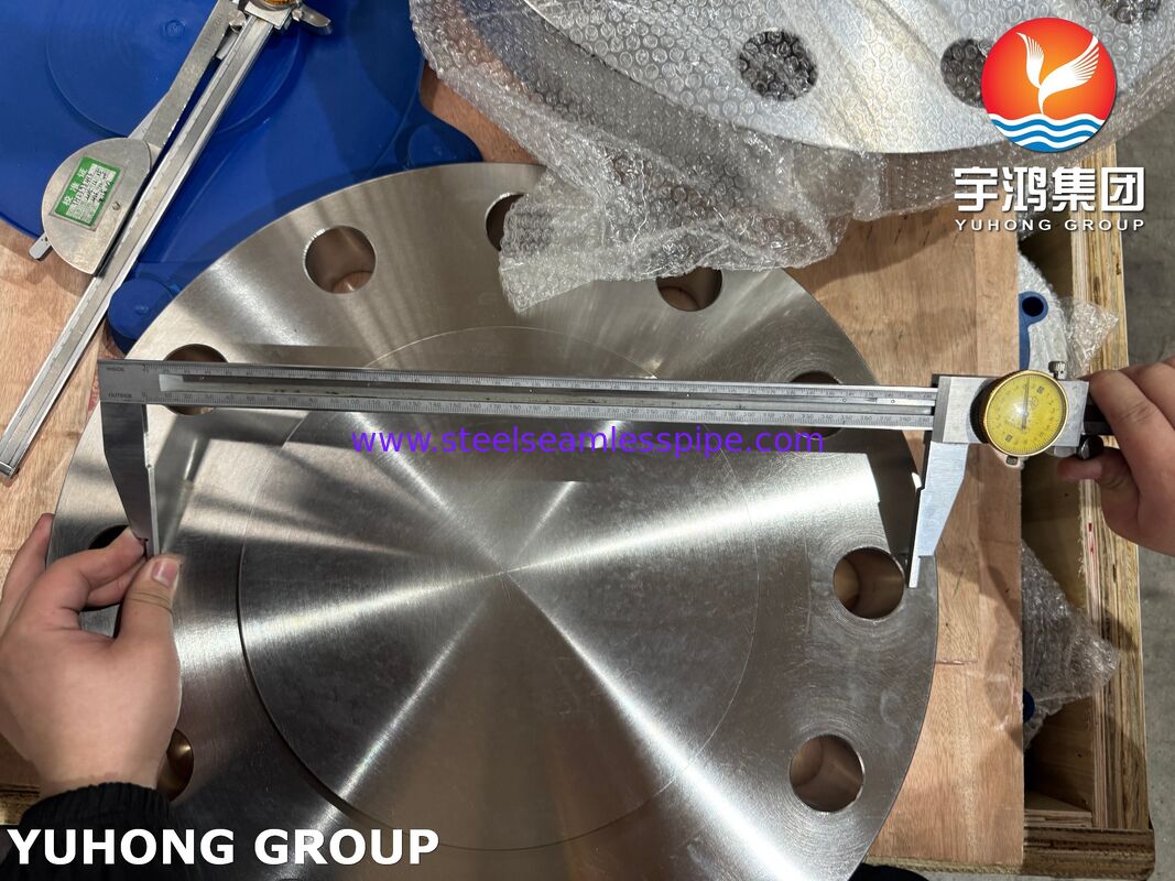 ASTM A182 F51 Duplex 2205 Blind Flange ASME B16.5 BLRF Flange Duplex Steel Flange
