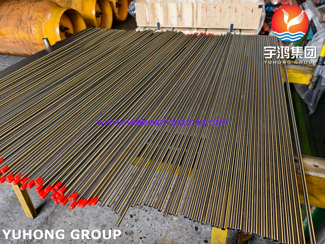 ASME SA789 UNS32205 S31803 듀플렉스 스틸 무선 튜브 열 교환기 열 교환기, 물 처리, 식품 가공