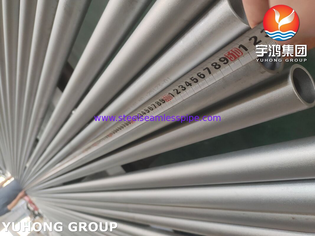ASTM A268 TP405 열성 스테인리스 스틸 튜브, 크롬 함량이 낮고 알루미늄 함량이 높으며 공기 경화 방지
