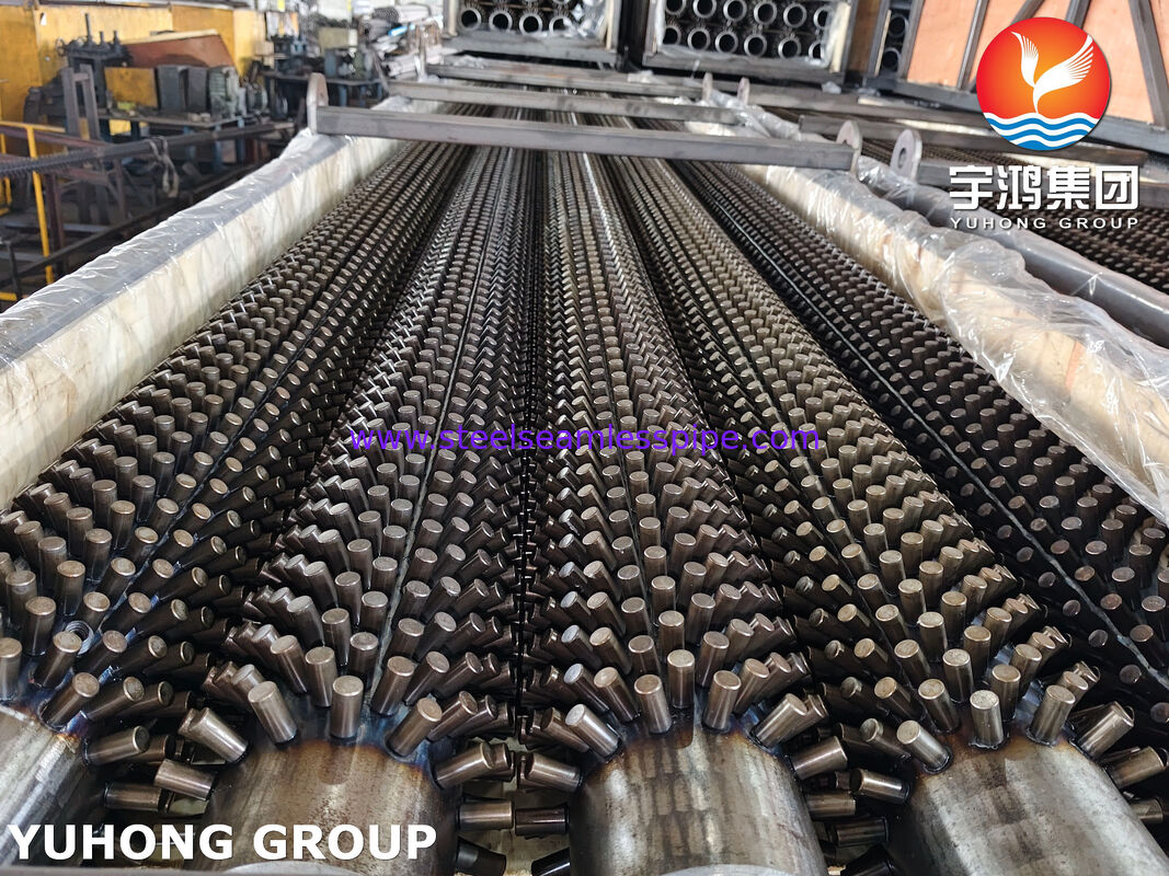 ASTM A106 Gr.B Studded Tube for Steam Reforming Furnace & Waste Heat Recover