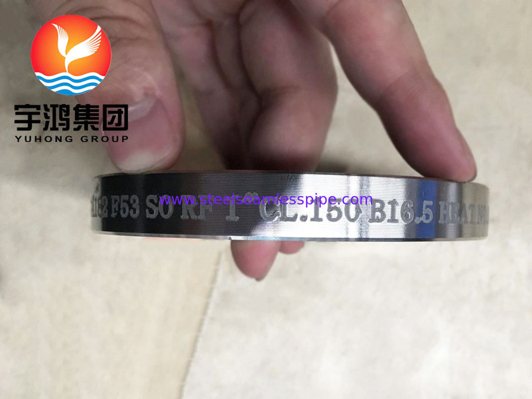 ASTM A182 F53 UNS S32750 최고 듀플렉스강 단조 플랜지 B16.5