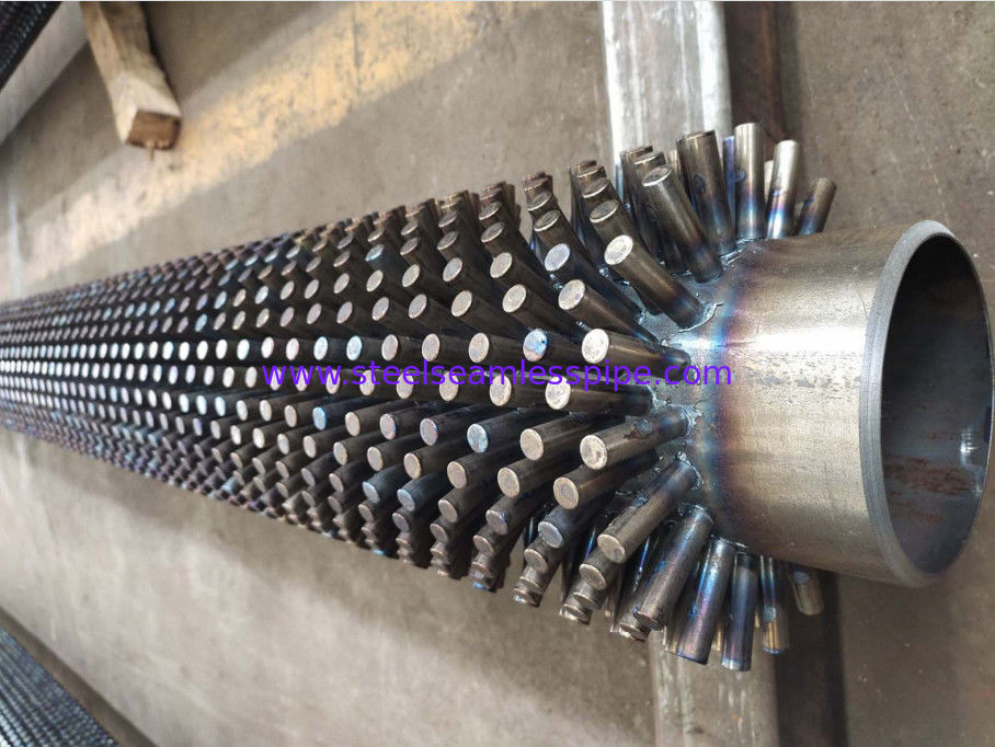 ASTM A335 P5/ P9/ P11/P22 핀 튜브/ 스터드 파이프, 탄소 강철/연금 강철, 오븐