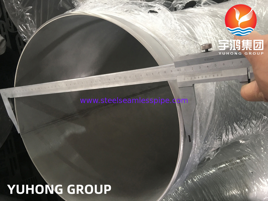 ASTM A403 WP304L 45 급 이음새가 없는 팔꿈치 엉덩이는 강관을 위해 B16.9를 용접했습니다