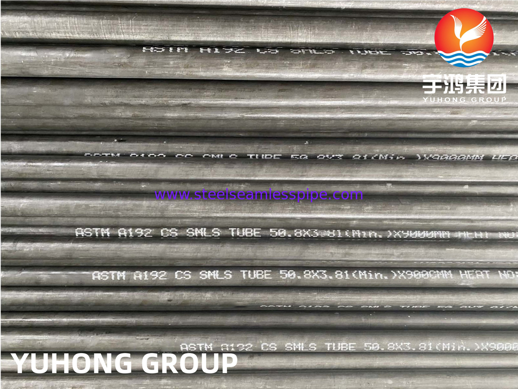보일러 튜브, ASTM A192, ASME SA192 고압 서비스용 수직 탄소 강철 튜브