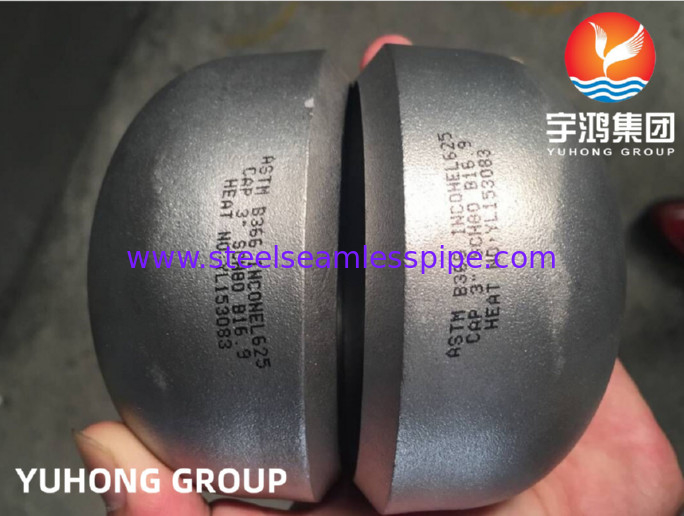 B16.9에 적합하는 ASTM B366 UNS NO6625/Inconel 625 캡 DIN 2.4856 버트 접합
