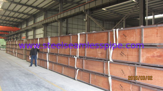 스테인리스는 관, JIS G3459 SUS316L, SUS304L, 125 A, 150A, SCH를 40, 6M 소금물에 절여지다 단련해, 보통 끝 용접했습니다