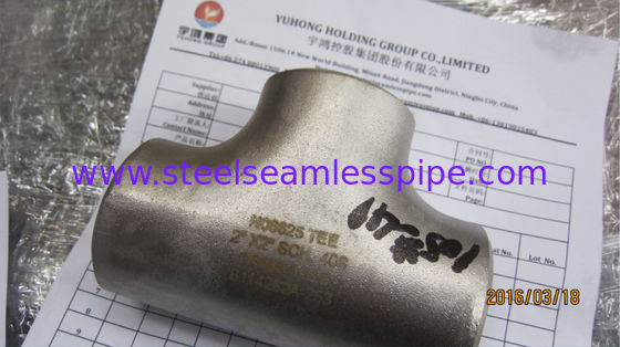 Inconel 625의 흡진기 강철 맞댄 용접 관 이음쇠, 맞댄 용접 관 이음쇠