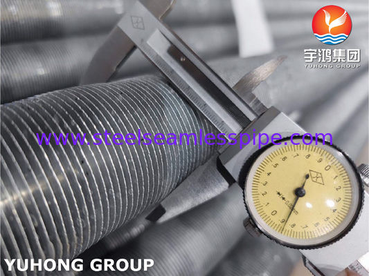 ASTM B338 Gr. 2 티타늄 열 교환 핀 튜브, 나선형 엑스트루레이드 핀 튜브