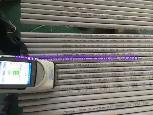 스테인리스 이음새가 없는 관, ASTM A213, ASTM A789의 수압 시험/와전류 시험/Ultraulic 시험.