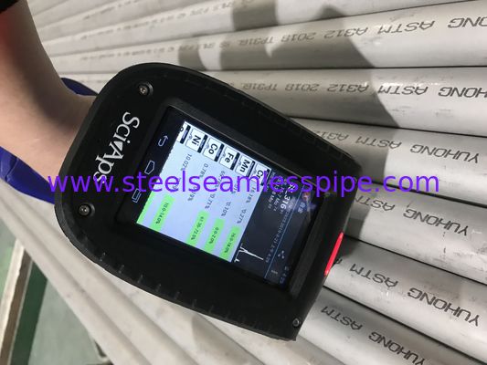 용접된 이음새가 없는 합금 강관 TP304/TP304L ASTM A312 ASME SA312 ISO9001