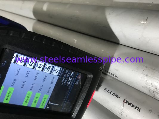용접된 이음새가 없는 합금 강관 TP304/TP304L ASTM A312 ASME SA312 ISO9001