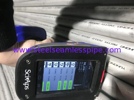 용접된 이음새가 없는 합금 강관 TP304/TP304L ASTM A312 ASME SA312 ISO9001
