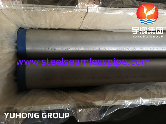 스테인리스 이음새가 없는 관, ASTM A312 TP347/347H 크기: 8"에 1/2", sch10s에 XXS의 길이: 27m