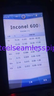 니켈 합금 관, ASME SB163/SB167 UNS NO6600. Inconel 600의 합금 600, 2.4816, 이음새가 없는 /Welded, 100% ET/HT/UT