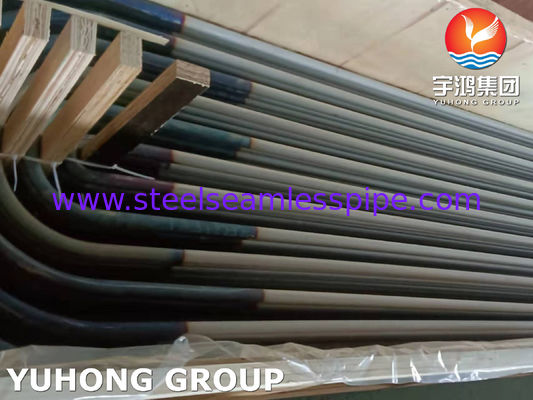 ASTM A213 TP317L 스테인리스강 U자형 튜브 열교환기 튜브 100% ET