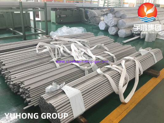 ASTM A213 TP310S 스테인레스 강 인발관은 열교환기와 보일러를 위해 소금물에 절였습니다