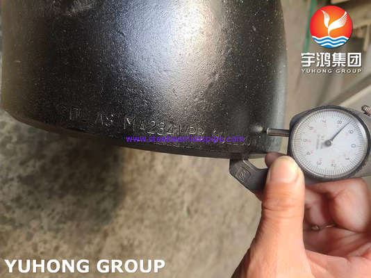 ASTM A234 WPB 탄소강 90도 긴 반경 엘보 블랙 페인트 피팅