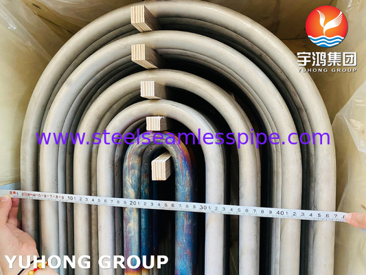 보일러 U자관 ASTM A213 TP304 / 304L SS 이음새가 없는 U밴드 튜브