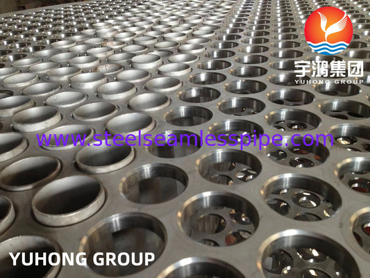 용접 오버레이 튜브시트, ASTM A266 Gr.2 탄소강 튜브 시트 클래딩 스테인리스강