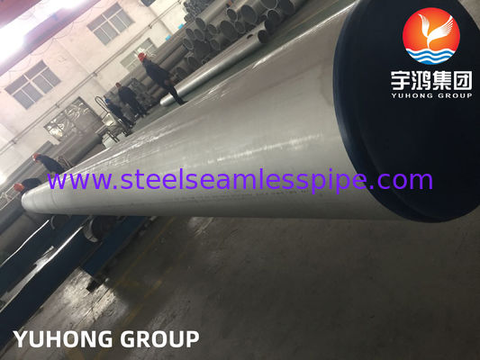 용접된 스테인리스는 ASTM A312-2018 TP304 TP304L TP304H TP321 TP321H TP316L 길이, 6M, 11M를 배관합니다