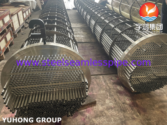 ASME Sec VIII U Stamp TP316L SS 튜브 펀들 클로라이드 저항성 NACE MR0175