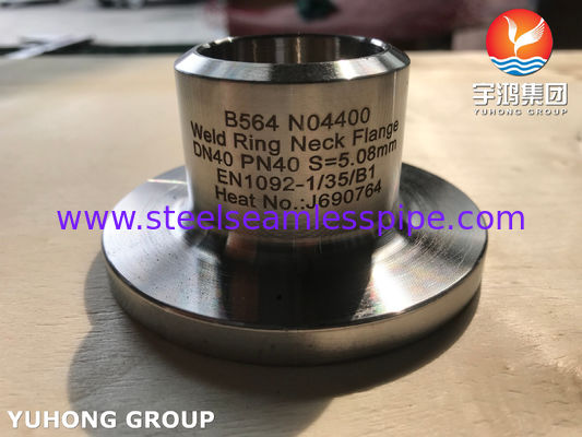 ASTM B564 UNS N04400 EN 1092-1 타입 니켈 합금 웰드 링 넥 플랜지