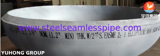 ASME SA240 321 스테인리스 스틸 타원형 머리 접시 끝 압력 용기 및 열 교환기