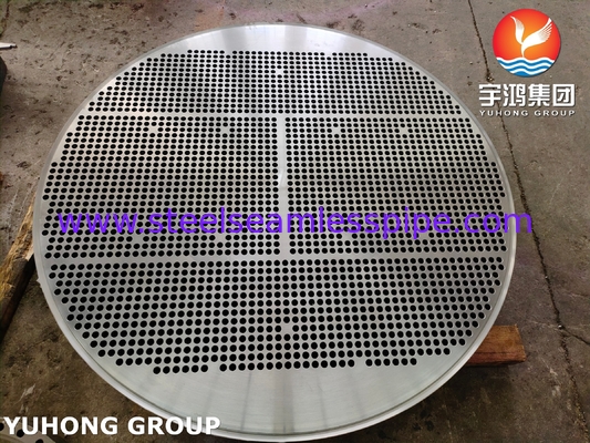 알로이 스틸 튜브 시트 ASTM A335 ASME SA335 F5N OD 1761MM*182MM 2476HOLES*19.25MM