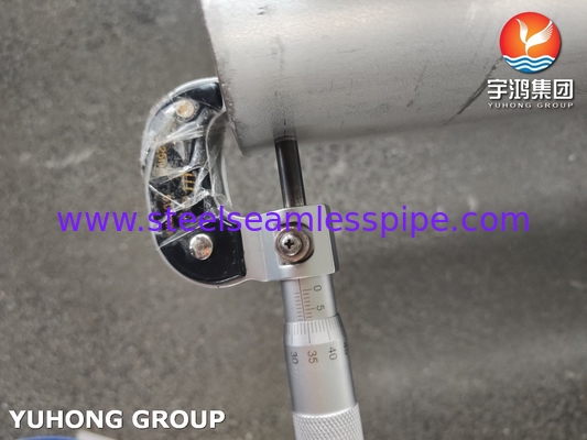 오일 및 가스 산업용 ASTM A928 클래스 1 S32750 듀플렉스 스테인레스 스틸 용접 파이프