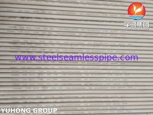 ASME SA213 TP304 스테인리스 스틸 보일러 튜브