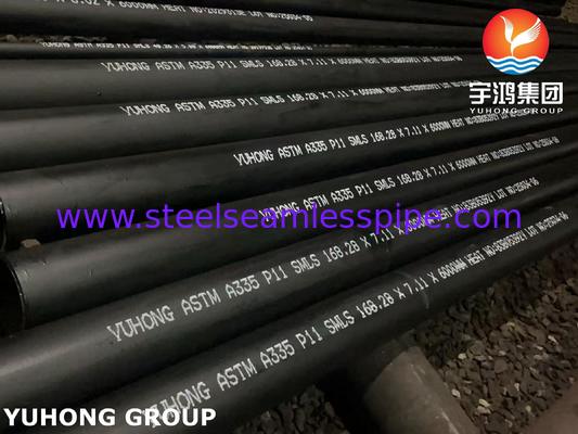ASTM A335 P11 고온 서비스용 톱니 없는 페리트 합금-철 파이프