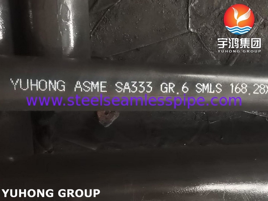 대형 산업용 냉동 시스템용 ASTM A333 Gr.6 이음매 없는 합금 파이프
