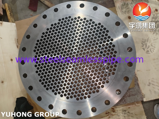 ASTM A182 F316Ti 스테인리스강 튜브시트 부식 방지, 화학 물질 및 해수 침식 저항