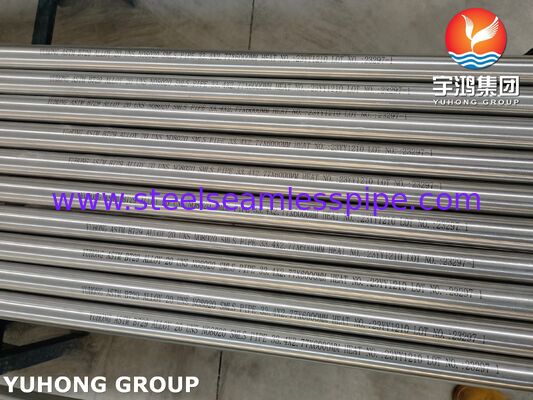 ASTM B729 합금 20 (UNS N08020) 이음매 없는 튜브, 산성 환경용 내식성